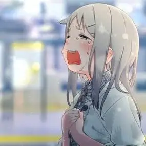 绝望伤感动漫头像女生哭泣图片