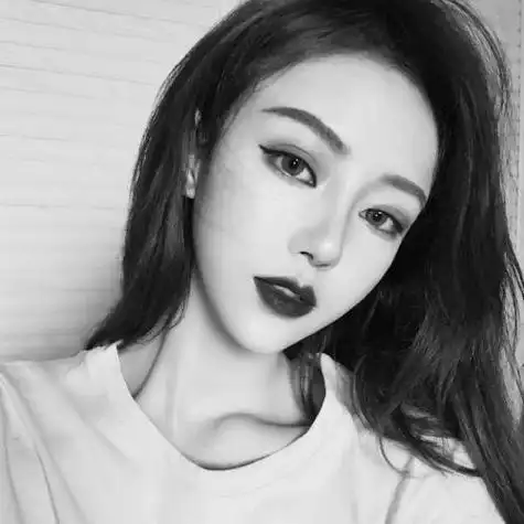 高冷霸气黑色系女生头像甜的很正经人间理想少女