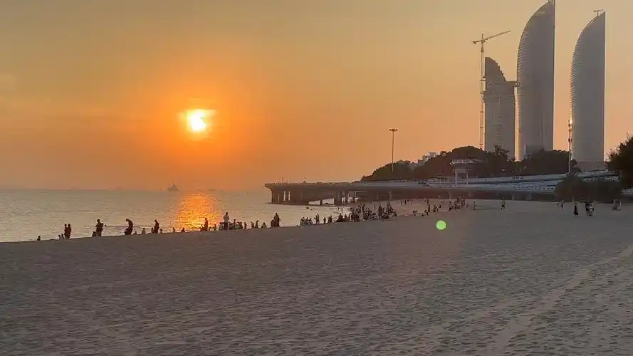 白城沙滩-日落 黄昏