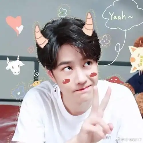 收一波王一博的呆萌表情包