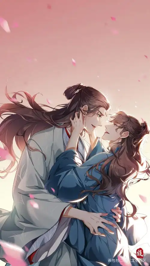 谷草窗花 双a_山河令温周剧版温客行·剧版周子舒厚涂日系插画同人