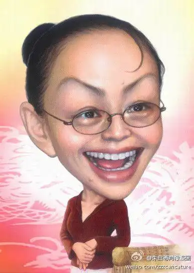 朱自尊肖像漫画(二):影视明星