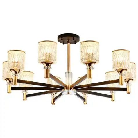 雷士(nvc)美式轻奢现代轻奢客厅灯具卧室餐厅大气吊灯灯饰ndbd10-002