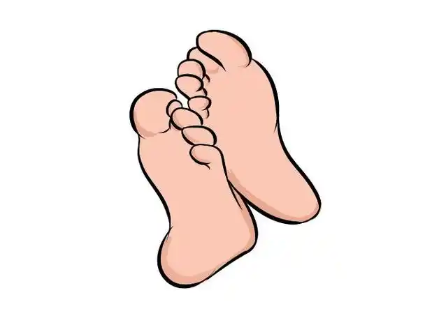 脚丫简笔画 脚丫简笔画画法 - 童乐福儿童网