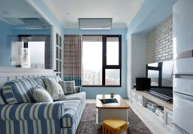 55平小户型房子装修定调美式风