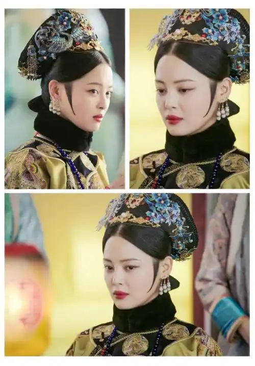 《如懿传》嘉贵妃9套服装与9种唇色,辛芷蕾的福利真好