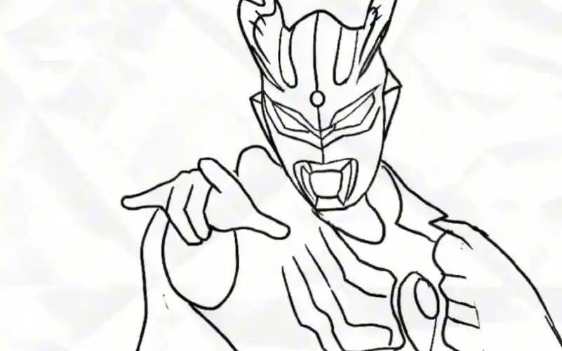 简单画个奥特曼