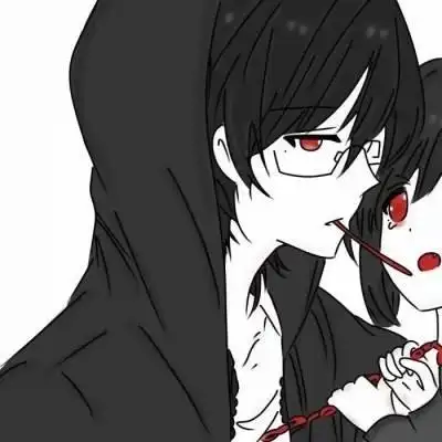 动漫黑暗情侣头像又丧又酷情头一左一右头像