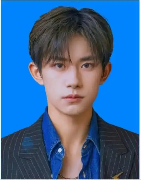 智能证件照1寸两寸结婚证件照修图ps烘发可倾斜辣木茶可可