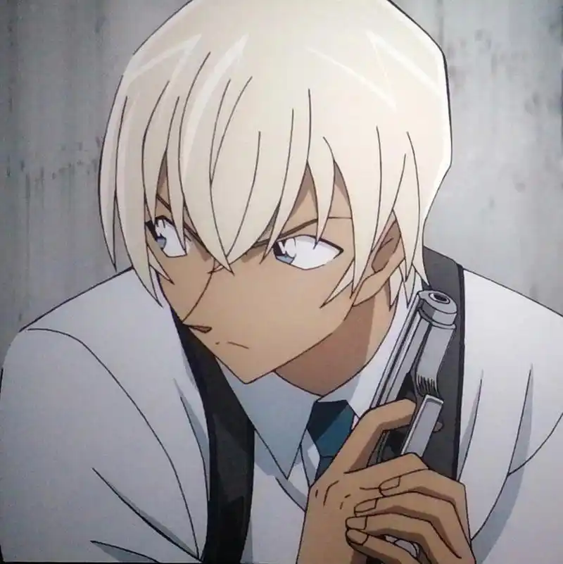 松田阵平&安室透头像 源自剧场版名侦探柯南:万圣节的新娘图片是在