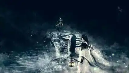 奈何桥彼岸花简笔画古风奈何桥简笔画奈何桥的画法简笔画copyright