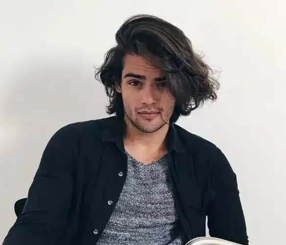 留齐肩长发的男人有多性感,中长发图片-第2图,发型图片