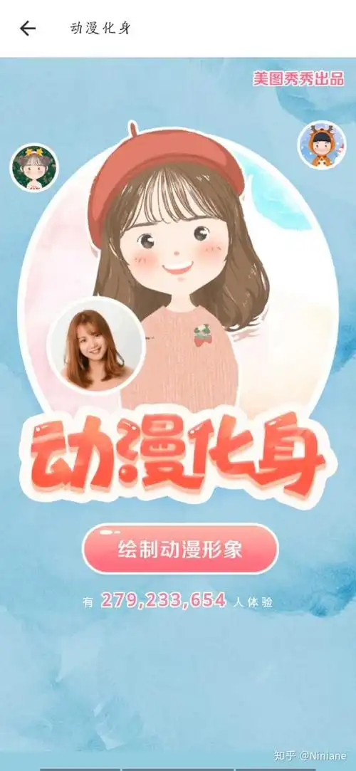 这个不是一个系列,是美图秀秀里的"动漫化身"功能,根据真人照片生成