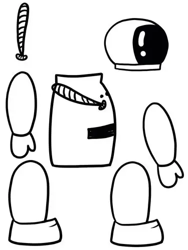 定格动画纸片人