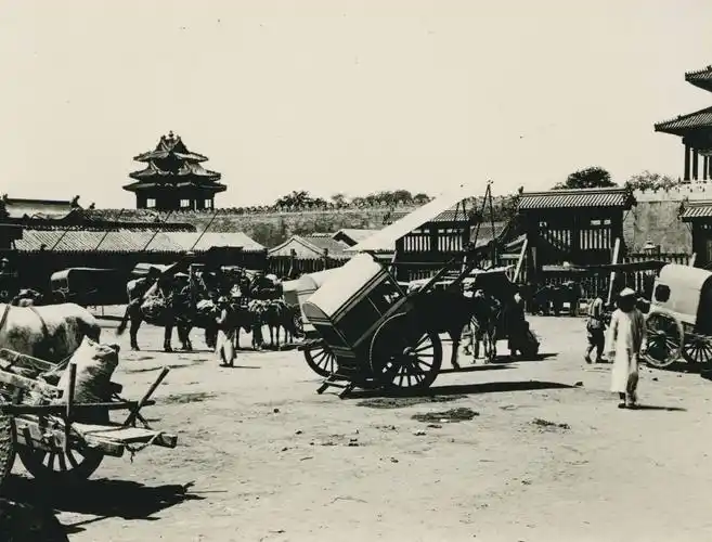 清末中国行(38)1909年张柏林在北京的老照片_罗林·
