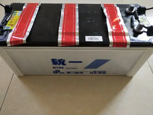 天津统一蓄电池n15012v150ah汽车船舶发电机专用启动起动型