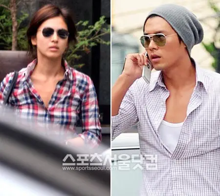 组图:韩媒独家曝光 宋慧乔玄彬约会现场