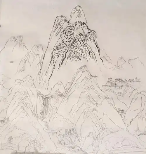 临摹宋画千里江山图(副本) - 美篇