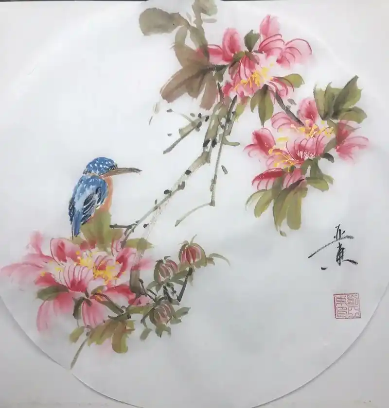 刘亚东花鸟作品.#图文伙伴计划 #国画入门教学 #跟我一起学 - 抖音