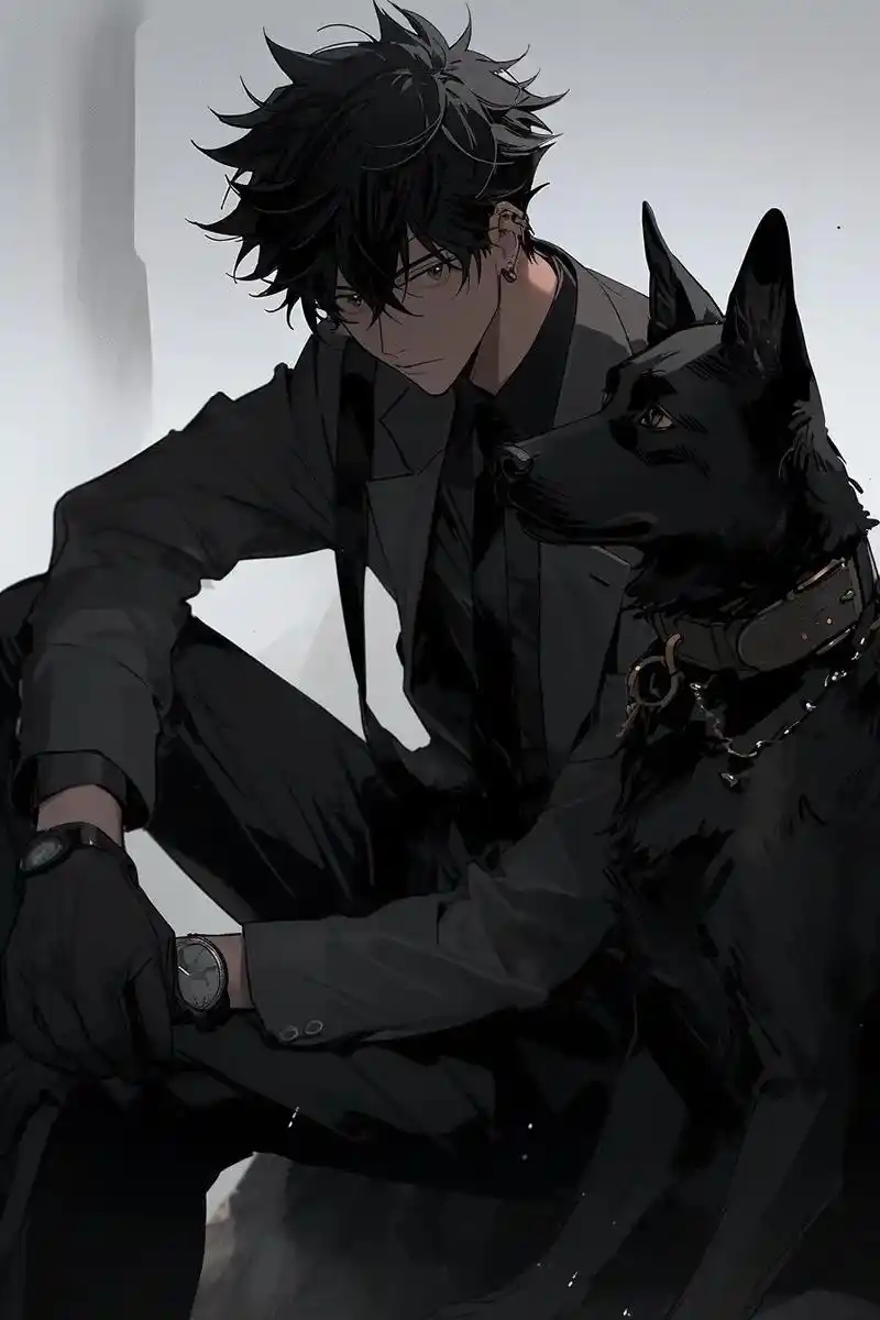 犬系男神#犬系男友 #西装杀 #动漫男头 #男生头像 #ai - 抖音