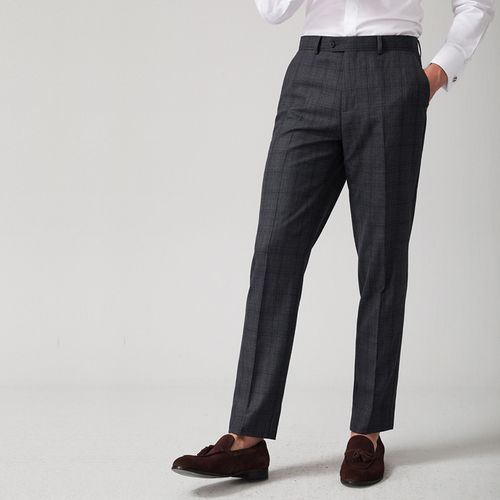 澳嘉羊毛男士西裤休闲修身西服西装裤子灰色西裤
