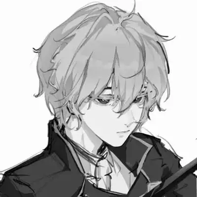 冷酷帅气黑白动漫男头像_男生动漫头像_头像屋