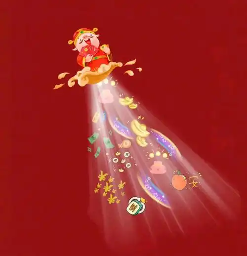 新年好运红色背景图 - 堆糖,美图壁纸兴趣社区