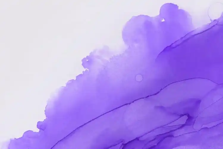 紫色液体墨水清新壁纸