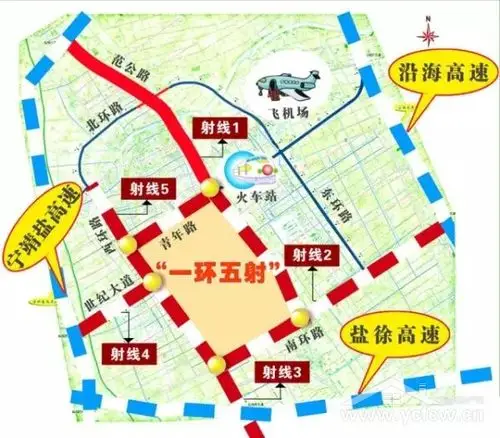 盐城内环高架已通车万人马拉松喜迎新年