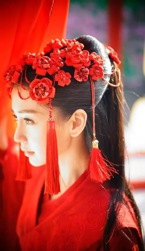 angelababy杨颖版芦苇微微新娘造型美翻啦