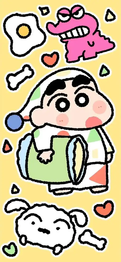 新鲜出炉的蜡笔小新壁纸cr打工仔