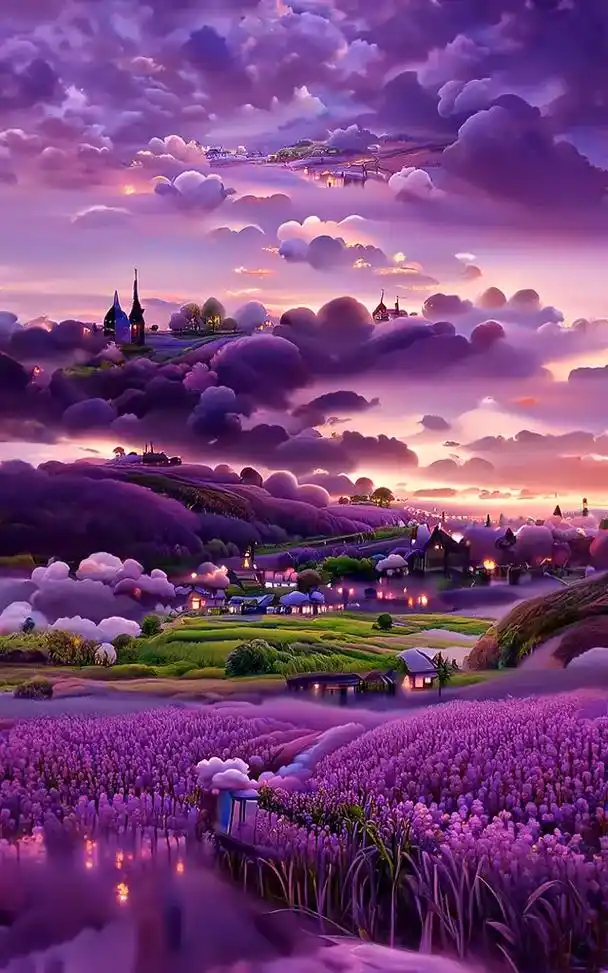 图文伙伴计划好景难遇,被紫色薰衣草包围的小村庄,想要分享给你看!