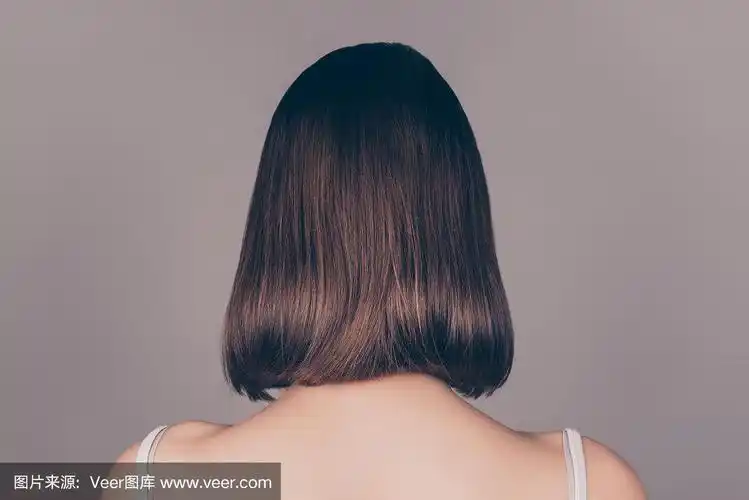 青年人,头发,背面视角,短发,对称