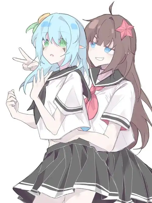 偶尔也会画画女孩子贴贴,是凯柠.