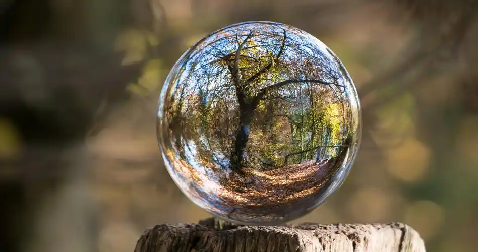 电脑壁纸 摄影 静物写真 玻璃球中的宇宙