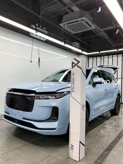 理想one改色贴膜完工