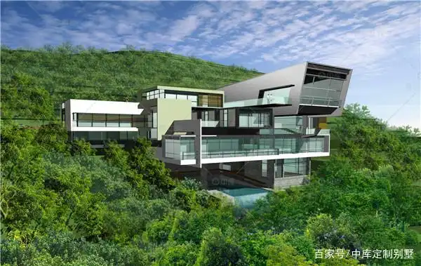 顶级现代别墅:闲居半山之上,俯瞰城市繁华