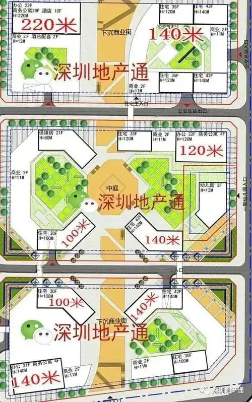 深圳最新12个超级旧改规划图流出华富村南头关沙尾