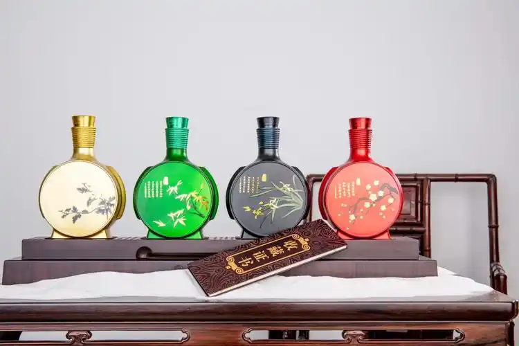 习酒组合收藏白酒香型53度窖藏500ml四品君子白酒