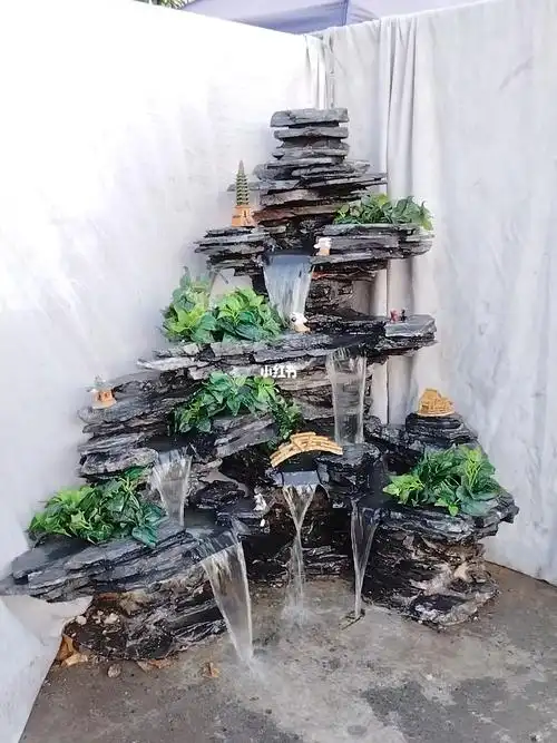 成品英石小假山造景