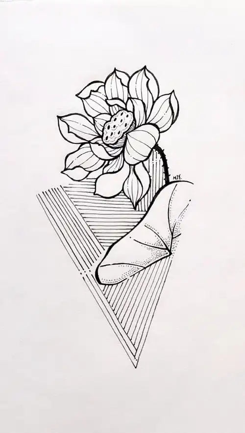 画画原来如此简单#一笔一朵莲,一花一世界