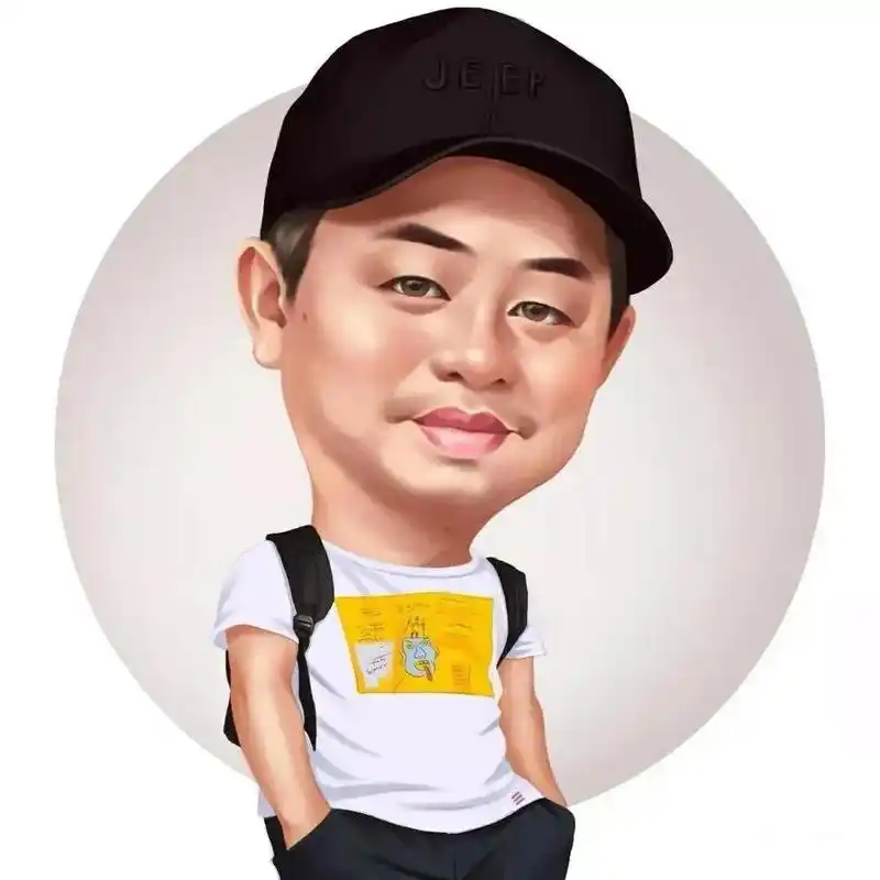 换吗 画的这组中年大叔真人手绘大头漫画头像,3d立体,夸张幽默!