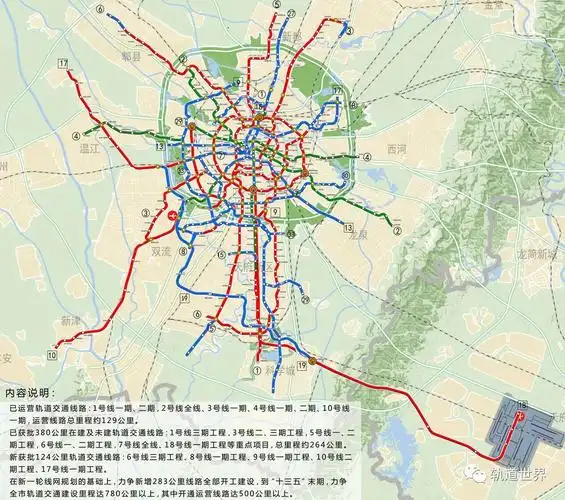 成都地铁规划图,2020成都地铁图,成都地铁规划图2025_文秘苑图库