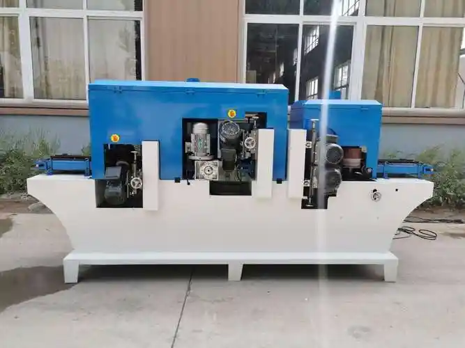 新款木工窜动四面砂光机抛光机 木材砂光设备双倒角四倒角四面砂