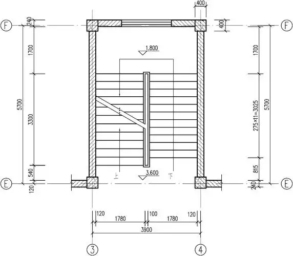 某中学教学楼楼梯平面图如图所示下列内容符合规范要求的是