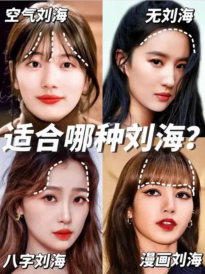 你适合哪种类型刘海.#高颜值美女 #让我们一起变美 #盛世美 - 抖音