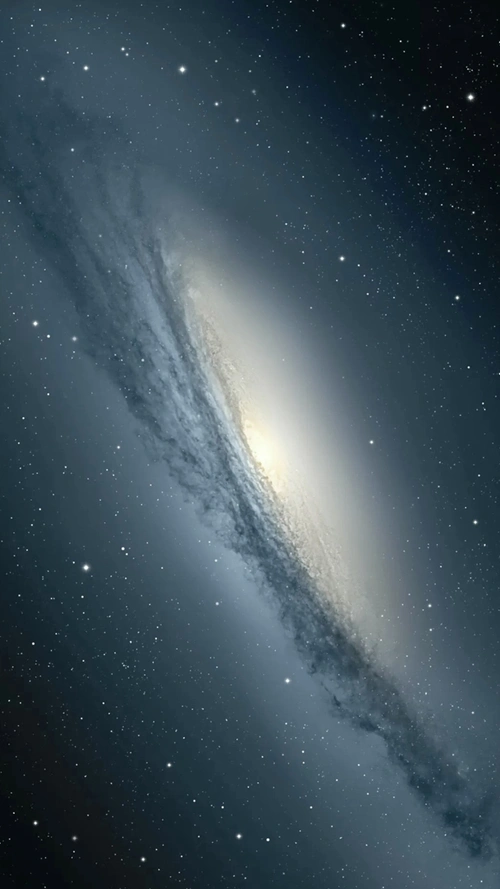 灰蓝色梦幻星空h5背景素材