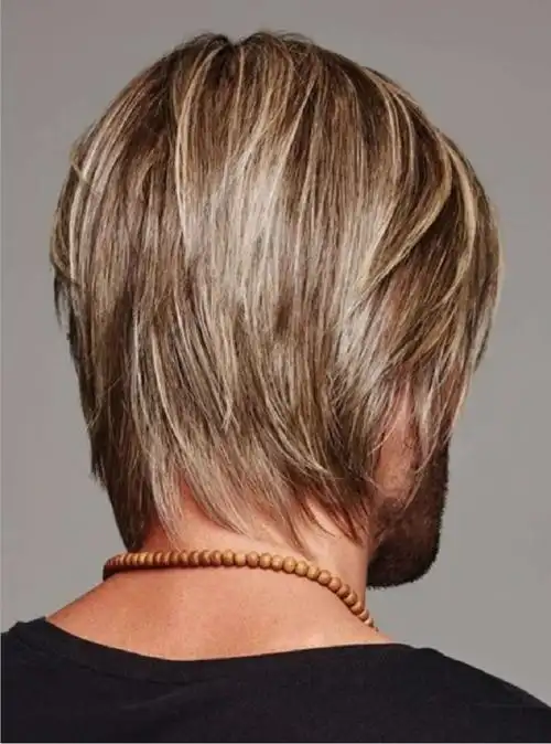 欧美假发欧洲男士偏分短发蓬松玫瑰网头套男发复古风假发跨境专供