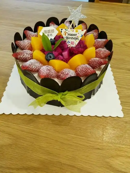 生日蛋糕,实拍图片