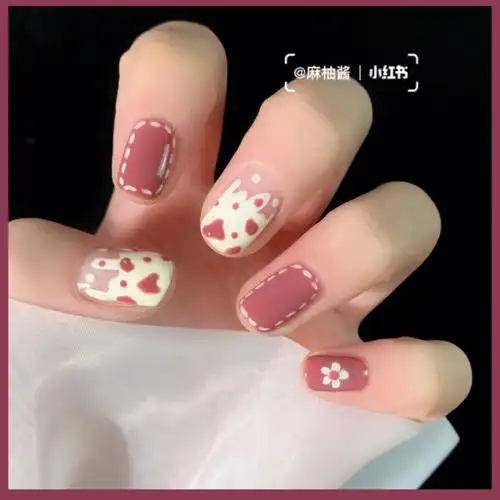 适合春夏#可爱美甲  #亲手晒美甲  #ins美甲  #手绘美甲  #少女心美甲